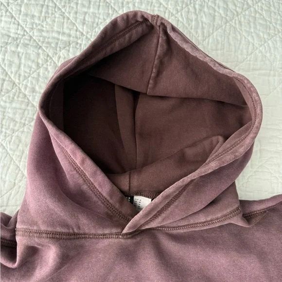 H&M Purple Sweatshirt Relaxed Fit Cotton-Blend - Picture 5 of 8